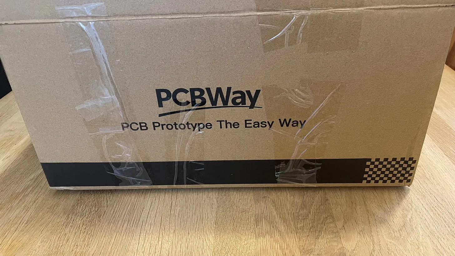 It’s a big box - from PCBWay