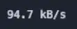 94.7kByte/s