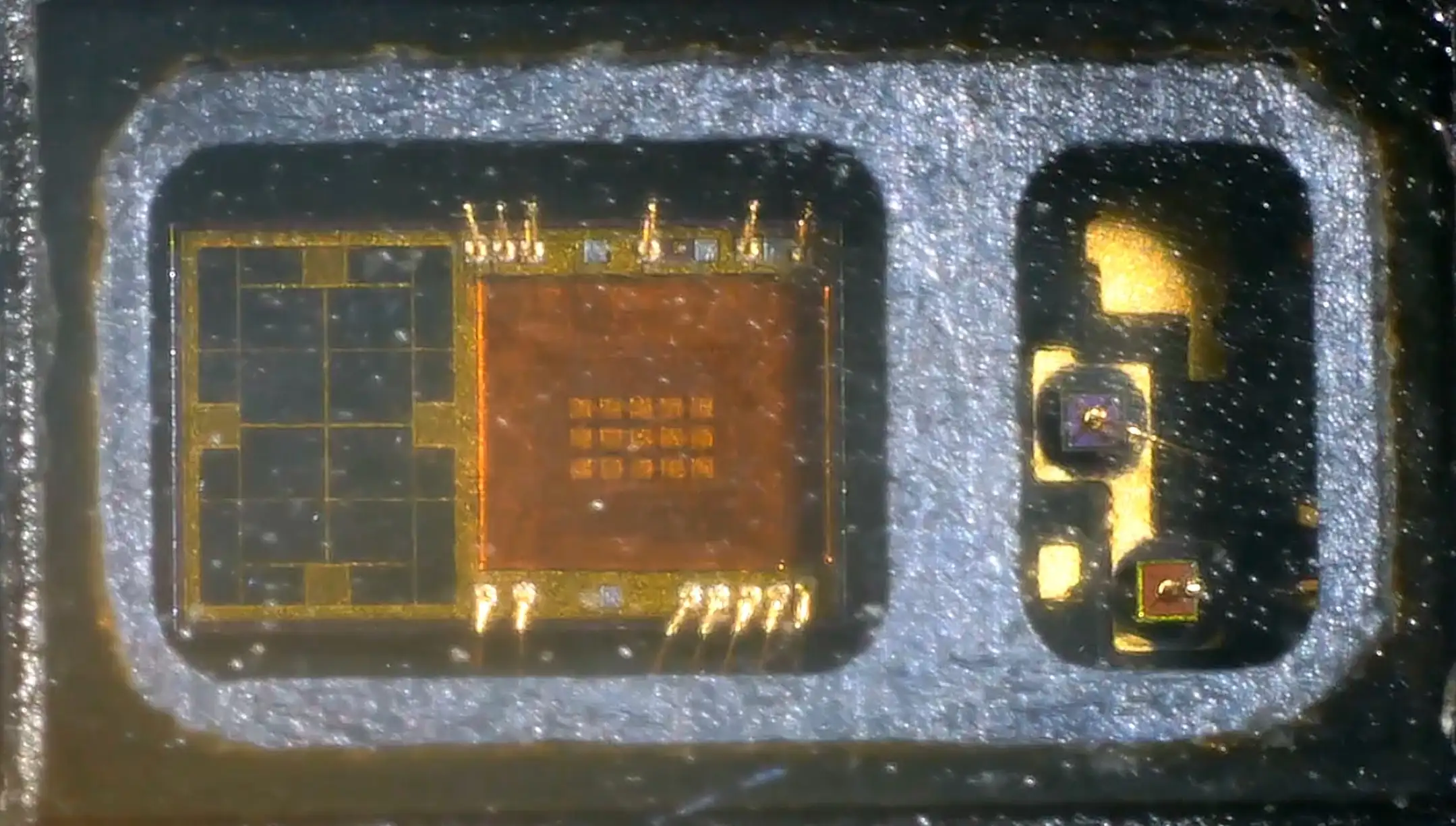 Close-up of the MAX30102 sensor