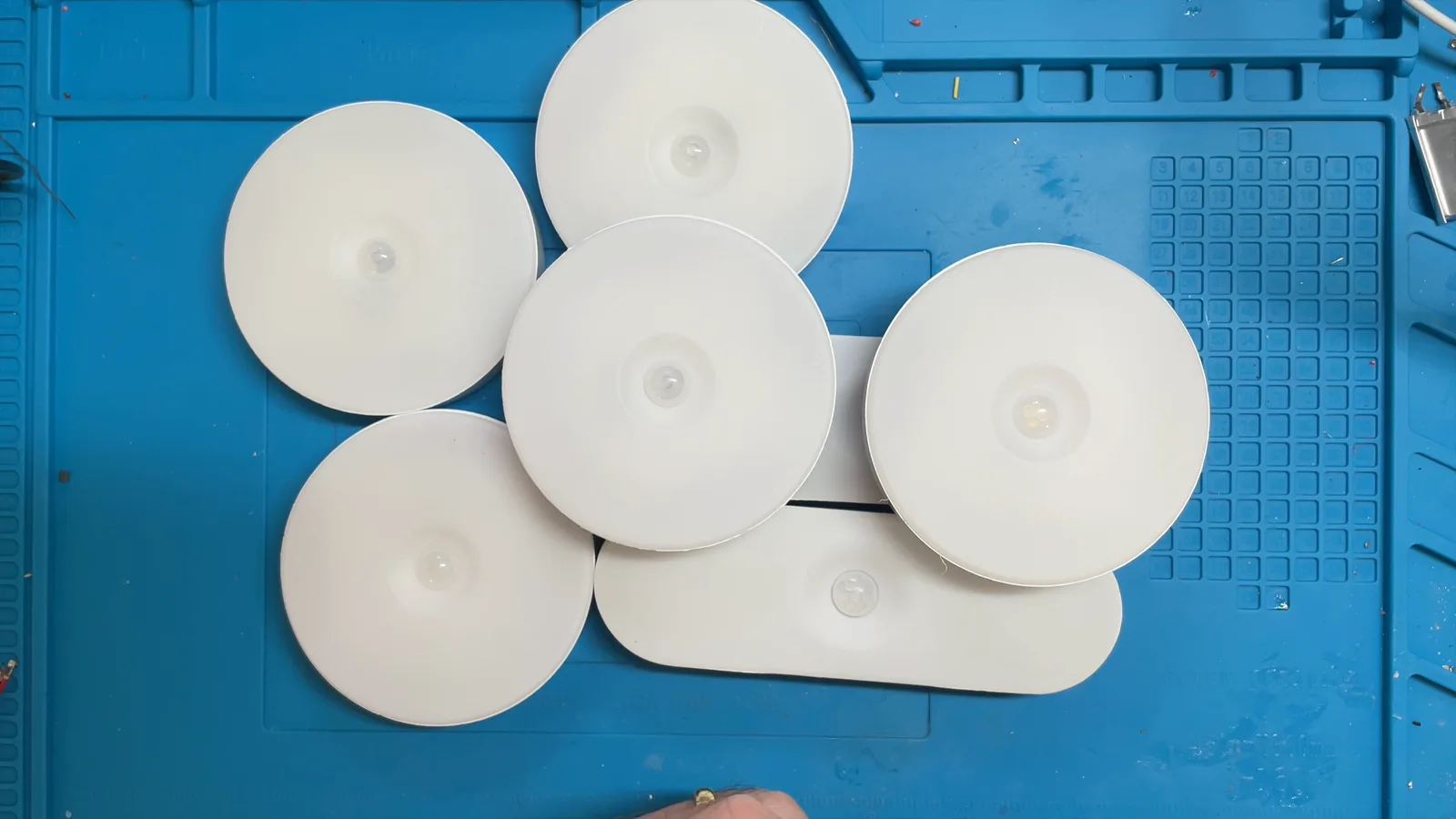 A pile of cheap motion sensor night lights